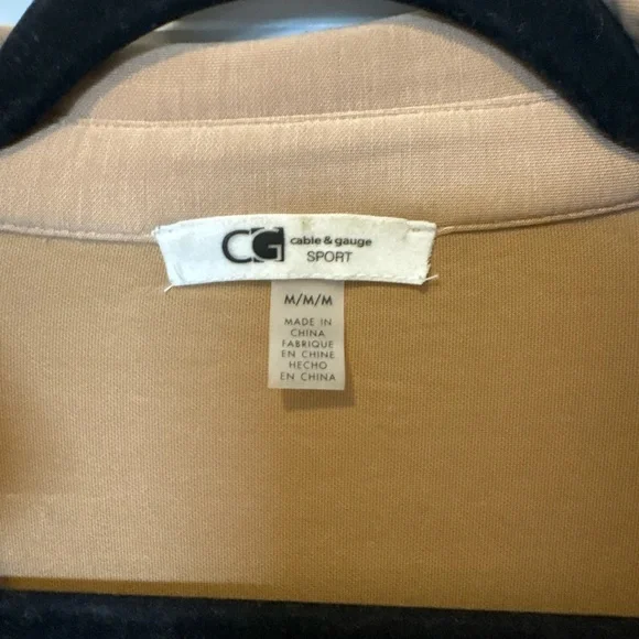 Cable & Gauge Tan Collared Overshirt - Picture 3 of 6